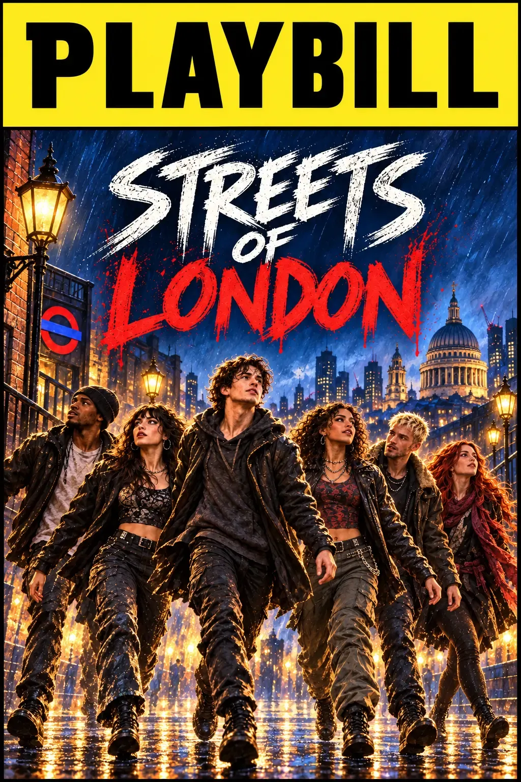 Streets of London original development concept poster