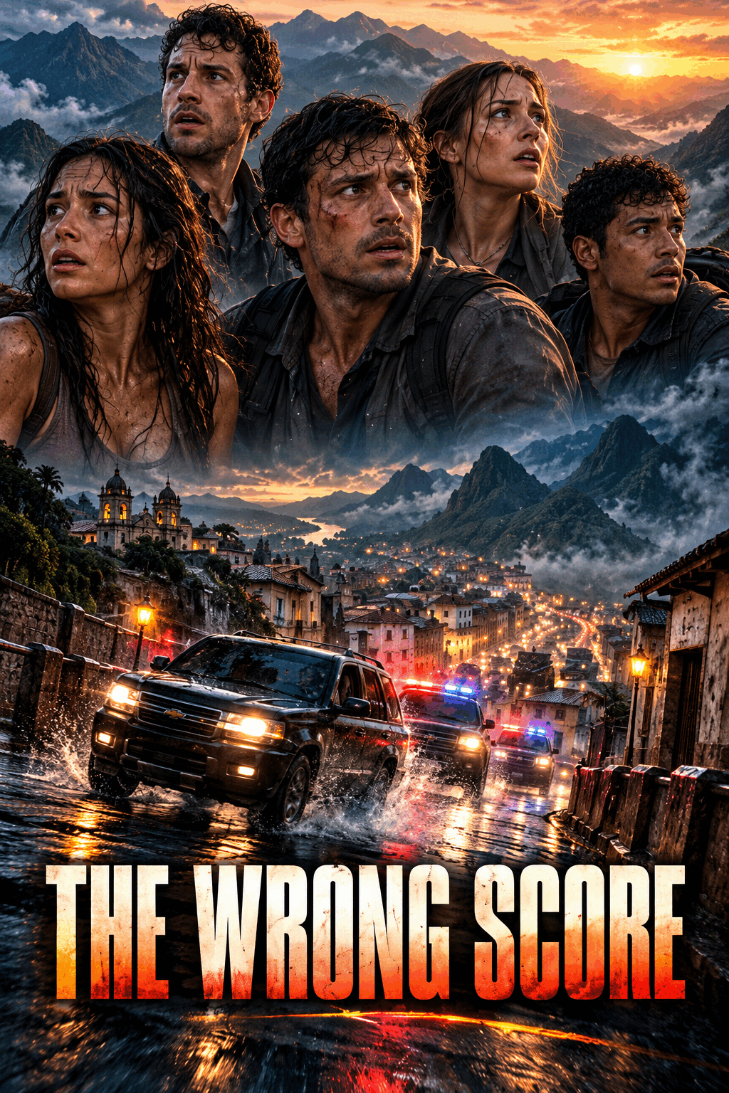 The Wrong Score Five friends rob the wrong bank and … original project artwork